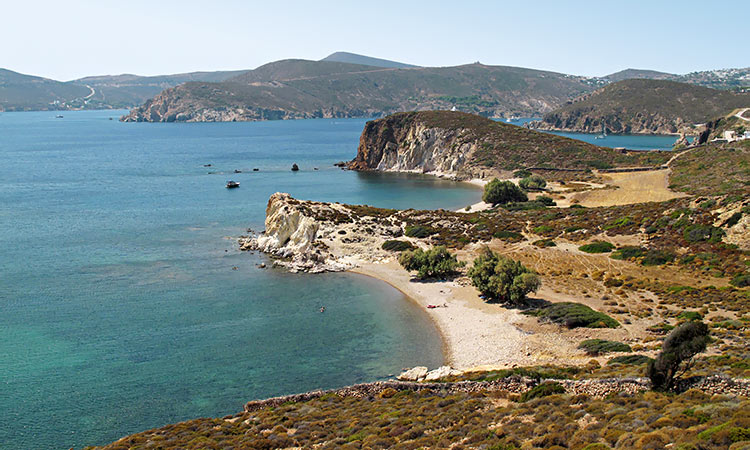 Ligginou Beach or Didymes, Patmos Island Greece 