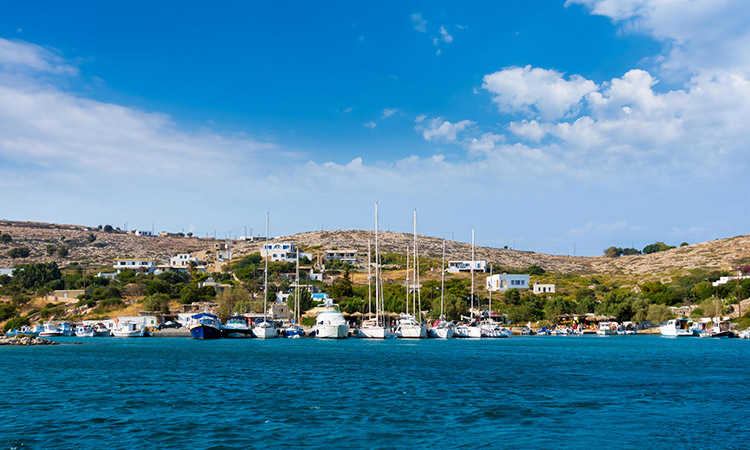 Arki Island near Patmos Greece