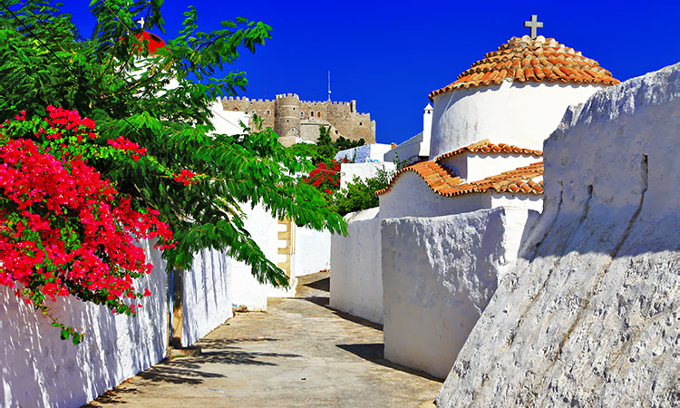 chora patmos greece